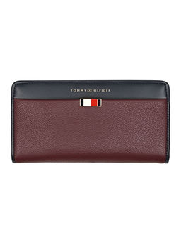 Tommy Hilfiger - Navy Blue Solid Wallet with Detachable Chain Strap
