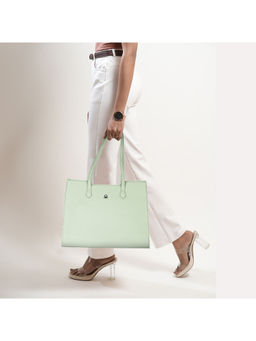 United Colors of Benetton - Green Solid Handbag