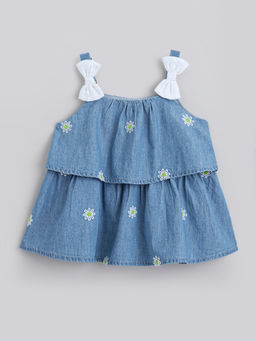 Hopscotch - Pure Cotton Embroidered Blouse