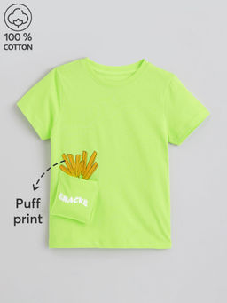 Hopscotch - Pure Cotton Puff Print T-shirt