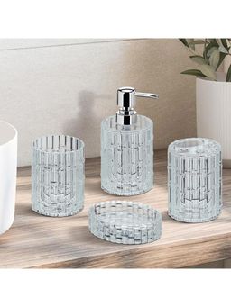 OBSESSIONS - Crystal 4 Pieces Bathroom Set Clear