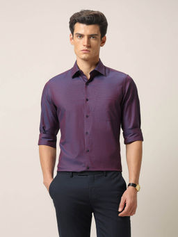 Arrow - Men's Purple Manhtattan Slim Fit Ceremony Shirt