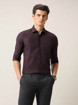 Arrow - Men's Brown Liberty Classic Fit Ceremony Shirt