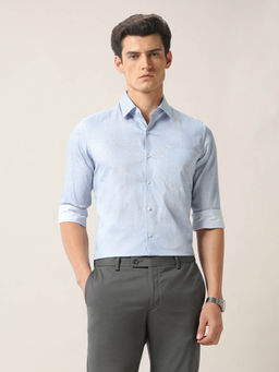 Arrow - Men's Blue Manhtattan Slim Fit Ceremony Shirt