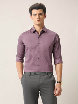 Arrow - Men's Purple Manhtattan Slim Fit Ceremony Shirt