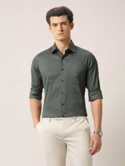 Arrow - Men's Green Liberty Classic Fit Ceremony Shirt