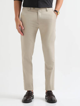 Arrow - Men's Textured Super Slim Fit Trouser