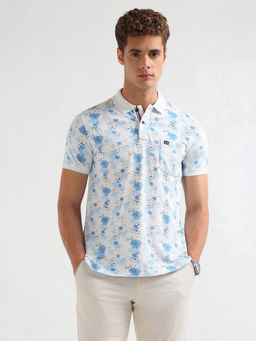 Arrow Sports - Men's Floral Printed Spring Sorbet Polo T-shirt