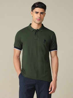 U.S. POLO ASSN. - Men's Brand Embroidered Regular Fit Polo T-shirt
