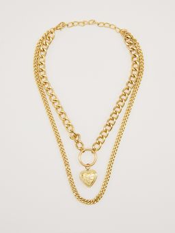 Pomelo - Layered Chain Necklace - Gold