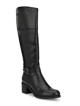 Delize - Womens Black Knee Chelsea Boots