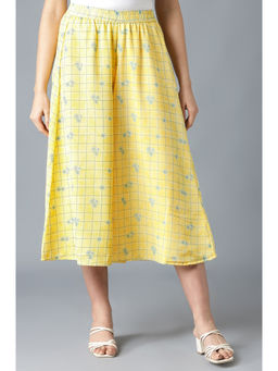 Aurelia - Yellow Printed Culottes