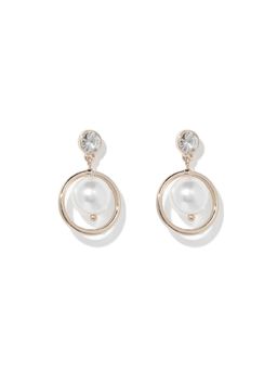 Forever New - Annabelle Pearl & Crystal Drop Earring