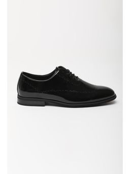 Snitch - Black Solid Formal Oxfords