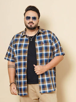 Hardsoda - Multi-Color Checks Regular Fit Shirt