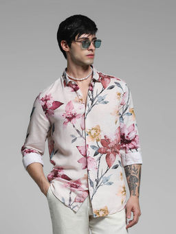 Jack & Jones - Multi-Color Printed Slim Fit Shirt