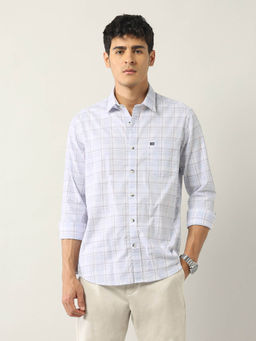 Arrow Sports - Grey Checks Slim Fit Shirt