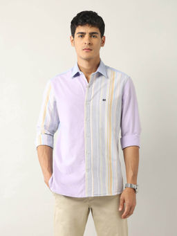 Arrow Sports - Blue Stripes Slim Fit Shirt