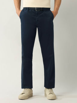 Arrow Sports - Blue Solid Straight Fit Trouser