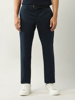 Arrow Sports - Blue Solid Regular Fit Trouser