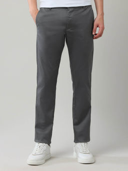 Arrow Sports - Brown Solid Slim Fit Trouser