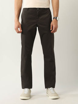 Arrow Sports - Brown Solid Regular Fit Trouser