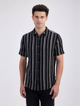 Pepe Jeans - Black Stripes Regular Fit Shirt