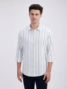 Pepe Jeans - Green Stripes Regular Fit Shirt
