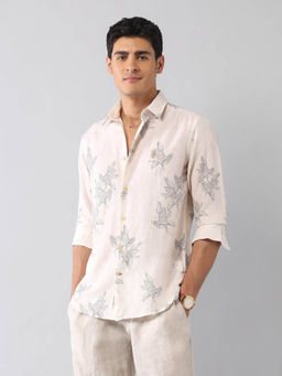 U.S. Polo Assn. Denim Co. - White Printed Regular Fit Shirt