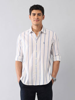 U.S. Polo Assn. Denim Co. - White Stripes Regular Fit Shirt