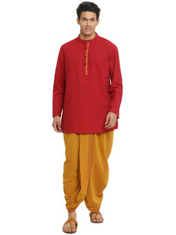 Fabindia - Cotton Chinese Collar Kurta Set