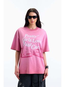 Bonkers Corner - Nitro Barbie Oversized T-Shirt For Women