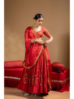 Baise Gaba - Sitara Blouse And Lehenga With Dupatta