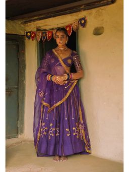 Baise Gaba - Nagma Blouse And Lehenga With Dupatta