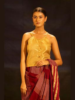 Banana Labs - Illume Prism Gold Strap Top Blouse