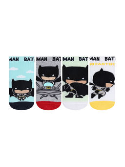 Bonjour - Chibi Batman New born Unisex Socks by Bonjour (Pack of 4)