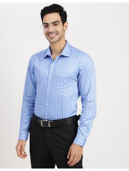 Arrow - Windowpane Check Twill Formal Shirt