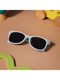 Kicks and Crawl - Tiny Frame Grey Rectangle Sunglass-Ley-1010377 (1-2 Years)