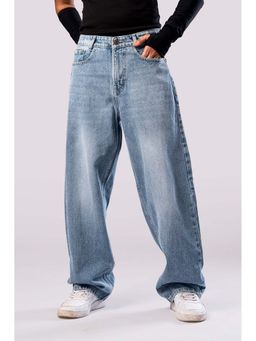 UNDERRATED CLUB - Light Blue Men's Baggy Jeans