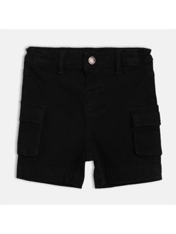 MINI KLUB - Black Solid Shorts