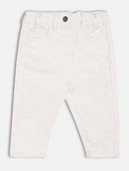 MINI KLUB - White Solid Jeans