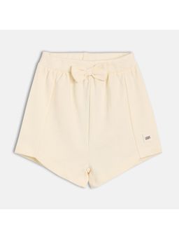 MINI KLUB - White Solid Shorts