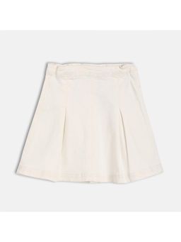 MINI KLUB - White Solid Skirt