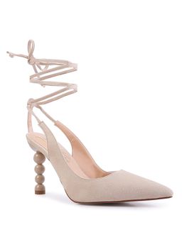 London Rag - Solid Beige Heels