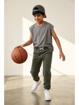 Tales & Stories - Boys Dark Olive Joggers