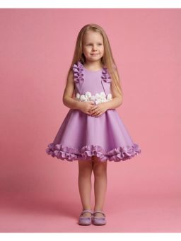 MIAKKI - Sierra Lavender Bow Dress