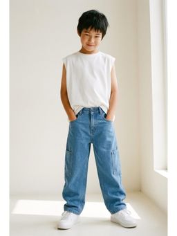 Tales & Stories - Boys Light Blue Relaxed Fit Jeans