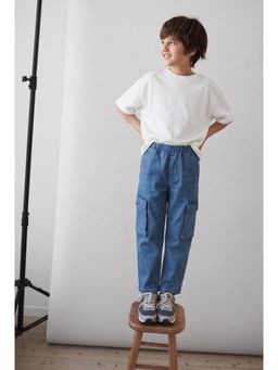 Tales & Stories - Boys Light Blue Straight Fit Jeans