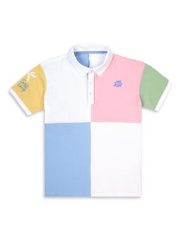 My Milestones - Cotton Half Sleeves Polo T-shirt - Multicolor