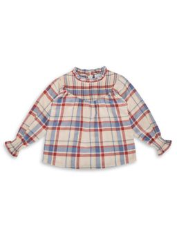 My Milestones - Cotton Checks Full SleevesTop - Multi-Color